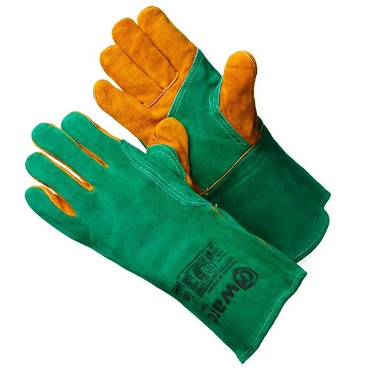 Краги сварщика с флисовой подкладкой Green Welder 